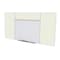 Ghent Combo Whiteboard/Bulletin, Mag Por/Vnyl, Styl E, 4 ft H x 8 ft W, Ivory SPC48E-V-185 - alternate 1
